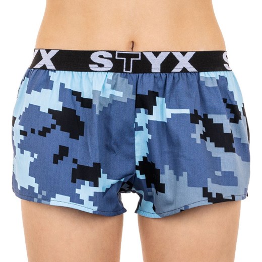 Women&#39;s shorts Styx art sports rubber camouflage digital (T657) Styx S Factcool