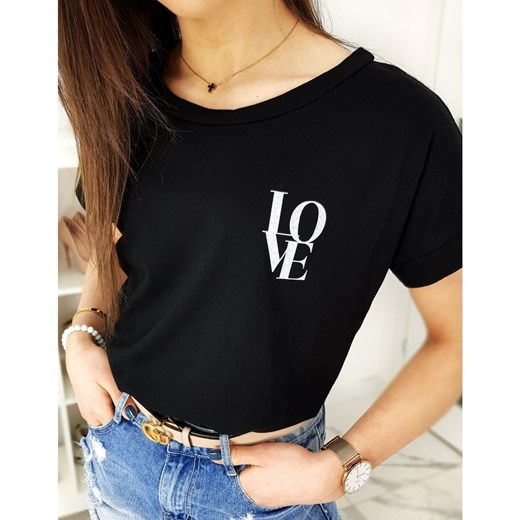 LOVE women's T-shirt black RY1305 Dstreet One size Factcool