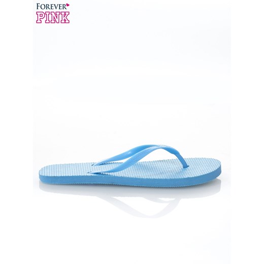 Fashionable and comfortable blue women´s flip-flops for the beach Fashionhunters 36 Factcool