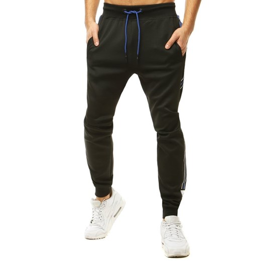 Men's black sweatpants UX2778 Dstreet L Factcool
