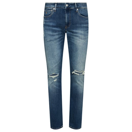 Calvin Klein Jeans Jeansy J30J318256 Granatowy Slim Fit 32_32 MODIVO