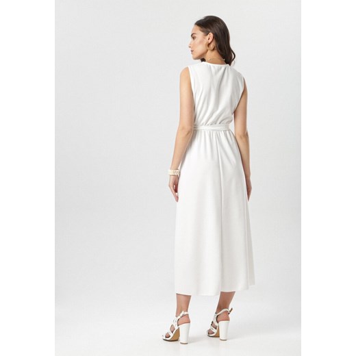 Biała Sukienka Ocearith S/M Born2be Odzież