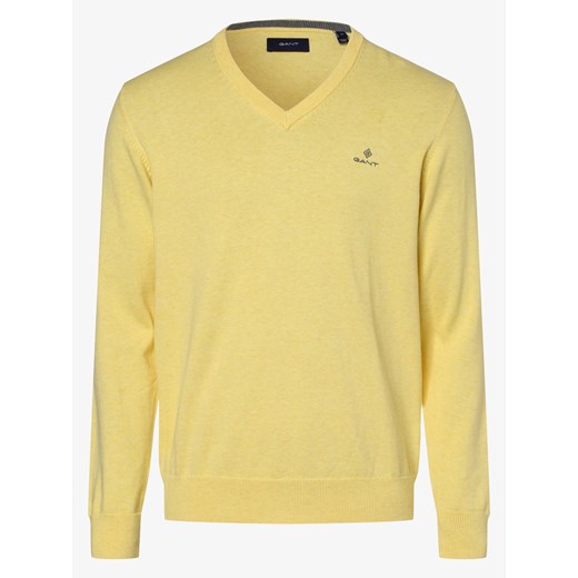 Sweter męski żółty Gant 