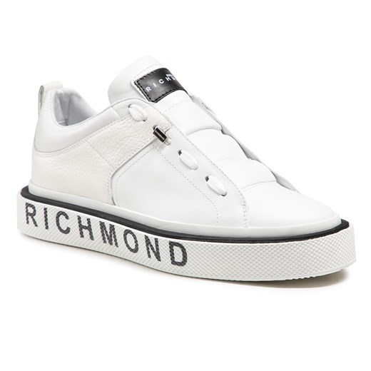 Sneakersy JOHN RICHMOND - 10167 B Bianco John Richmond 44 eobuwie.pl