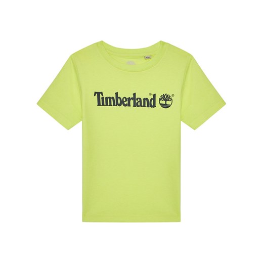 Timberland T-Shirt T25S28 S Żółty Regular Fit Timberland 10Y MODIVO