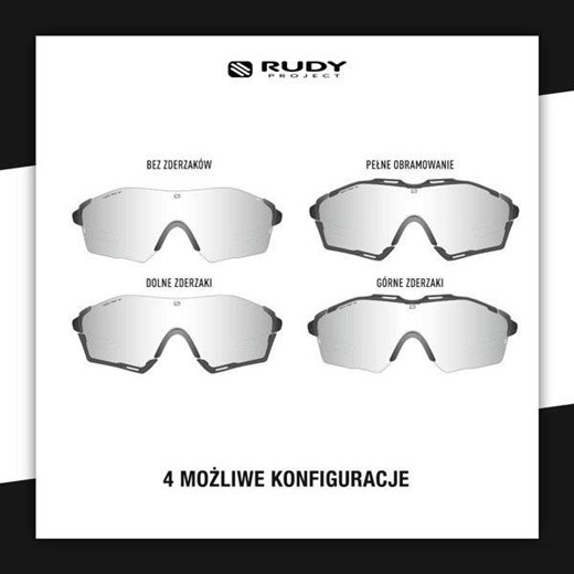 RUDY PROJECT Okulary sportowe z fotochromem CUTLINE CARBONIUM - IMPACTX PHOTOCHROMIC 2 RED Rudy Project uniwersalny tricentre.pl