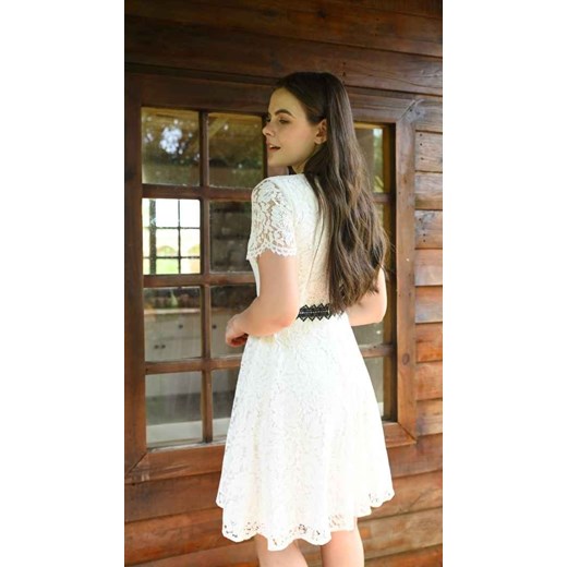 Sukienka koronkowa biała COCONUT Just Me Love L Justmelove