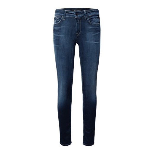 Jeansy o kroju skinny fit z bawełny ekologicznej model ‘New Luz’ - ‘Hyperflex Bio’ Replay 26/30 Peek&Cloppenburg 