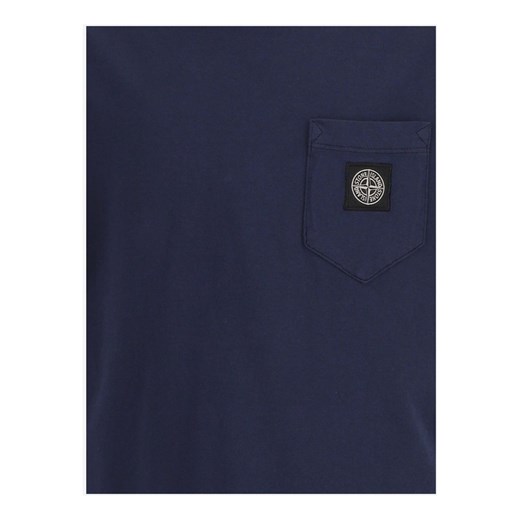 T-shirt chłopięce granatowy Stone Island bawełniany