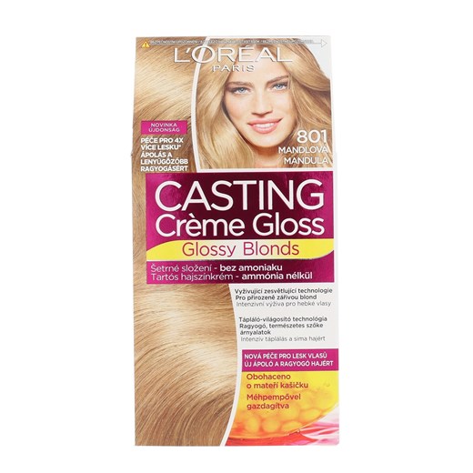 L´oréal Paris Casting Creme Gloss Glossy Blonds Farba Do Włosów 1Szt 801 Silky Blonde mania-perfum,pl