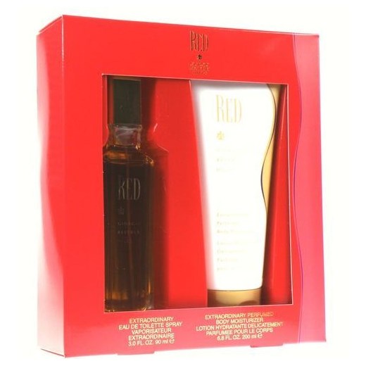 Giorgio Beverly Hills Red W Zestaw perfum Edt 90ml + 200ml Balsam  e-glamour  balsamy