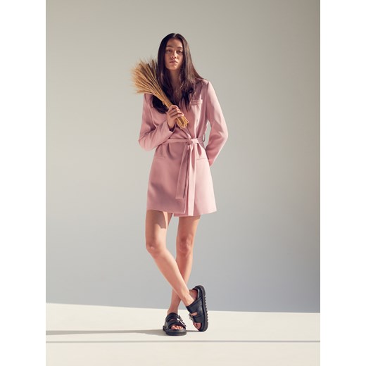 Reserved - Sukienka o kroju marynarki - Różowy Reserved 36 Reserved