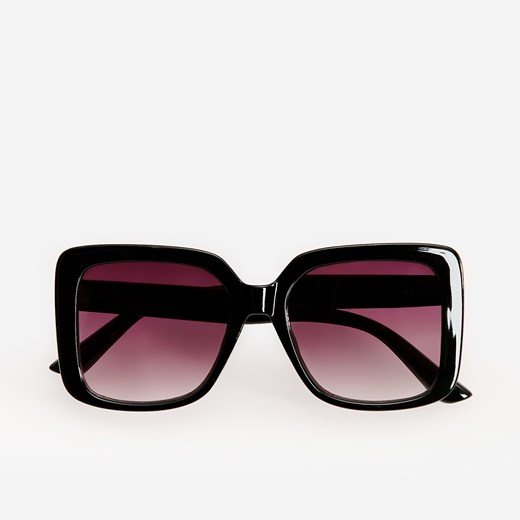 Reserved - Duże okulary przeciwsłoneczne - Czarny Reserved ONE SIZE Reserved