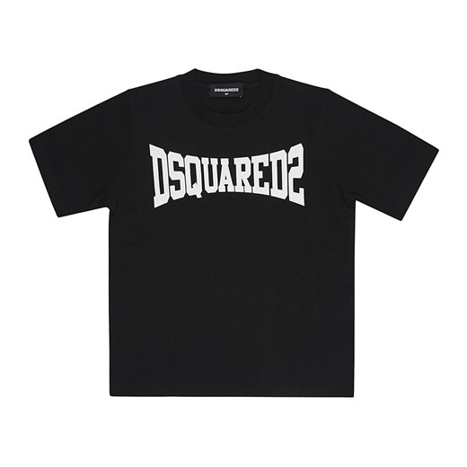 T-shirt chłopięce Dsquared2 czarny 