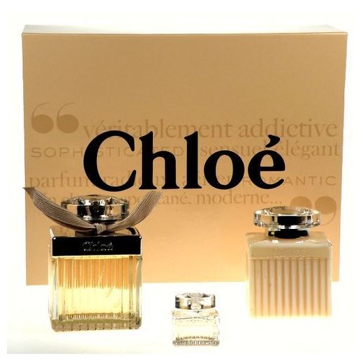 Chloe Chloe W Zestaw perfum Edp 75ml + 100ml Balsam + 5ml Edp e-glamour  ambra