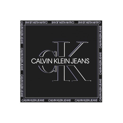Calvin Klein Jeans Chusta Damska Glow Czarny UNI UNI Mont Brand okazyjna cena