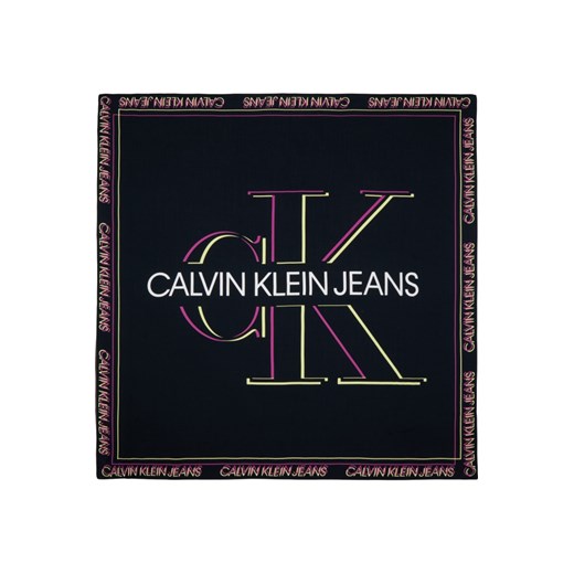 Calvin Klein Jeans Chusta Damska Glow Czarny UNI UNI okazyjna cena Mont Brand