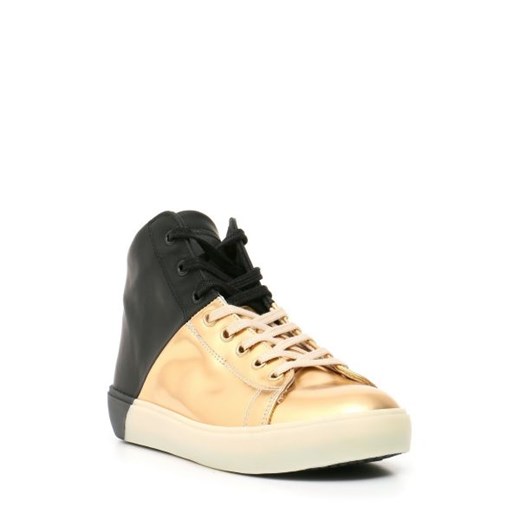 leather crown - Leather Crown Kobieta Sneakers - WH6-BC22615-PT3617-oro - Złoty Leather Crown 35 Italian Collection