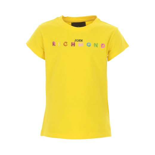 Richmond Koszulka Dziecięca dla Dziewczynek, żółty, Bawełna, 2021, 10Y 12Y 4Y 8Y Richmond 4Y RAFFAELLO NETWORK