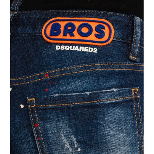 Granatowe jeansy damskie Dsquared2 