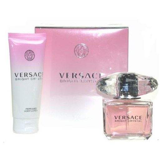 Versace Bright Crystal W Zestaw perfum Edt 90 + 100ml Balsam e-glamour  ambra