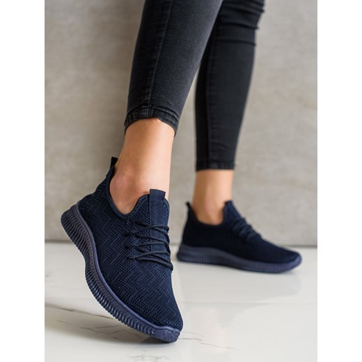 Buty sportowe damskie Shelovet płaskie z tkaniny