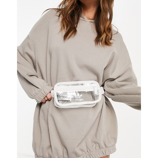 adidas Originals – Przezroczysta saszetka nerka z logo-Wyczyść No Size Asos Poland