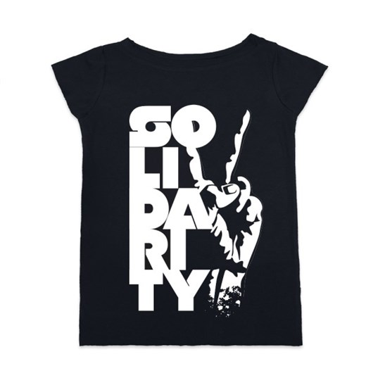 Koszulka Solidarity - T-shirt odCZAPY odczapy czarny etno
