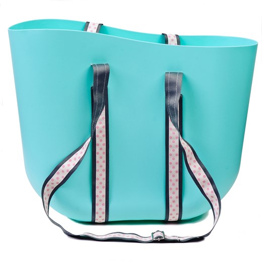 Summer Bag Mint Basket boutiquelamode-com turkusowy koszyki