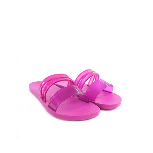 Różowe klapki damskie Ipanema bez zapięcia z tworzywa sztucznego 