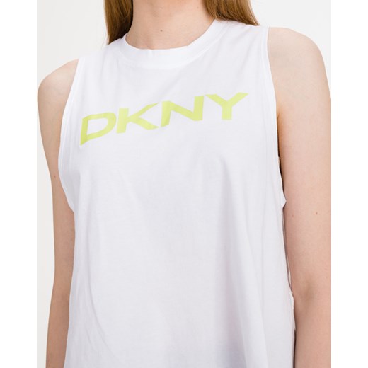 DKNY Sollip Logo Podkoszulek Biały L BIBLOO