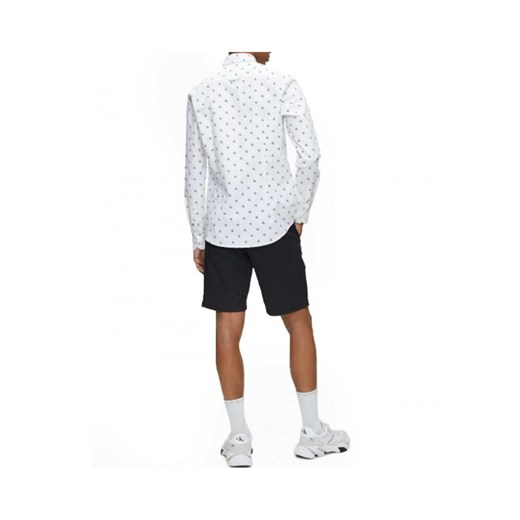 Calvin Klein koszula męska z długim rękawem w abstrakcyjnym wzorze 