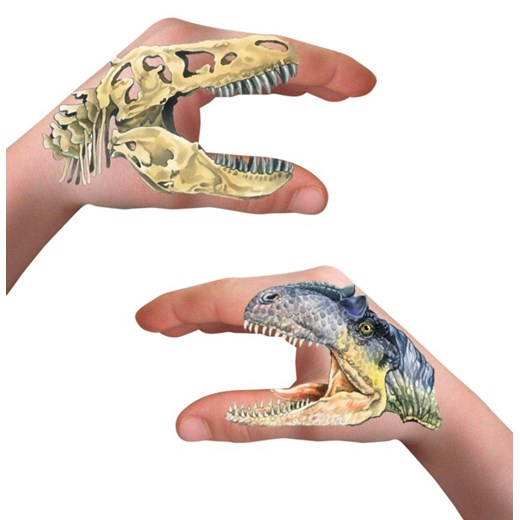 SPIEGELBURG Tatuaże na dłoń Świat T-Rexa (S11009) babyhop-pl brazowy 