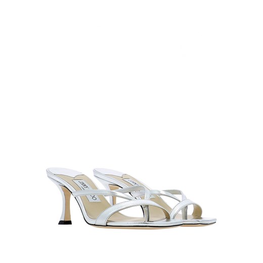 Jimmy Choo Sandały Damskie na Obcasie, srebrny, Skóra, 2021, 36 36.5 37 37.5 38 38.5 39 40 Jimmy Choo 36 RAFFAELLO NETWORK