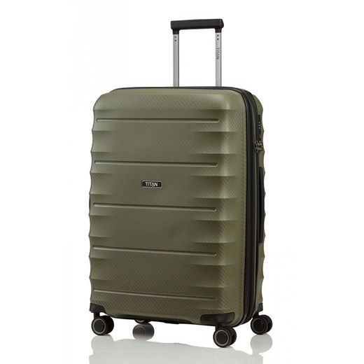 Średnia walizka TITAN HIGHLIGHT 842405-86 Zielona Titan promocja Bagażownia.pl