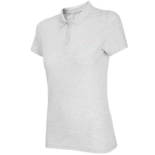 Koszulka damska 4F biały melanż NOSH4 TSD007 10M okazyjna cena Bagażownia.pl