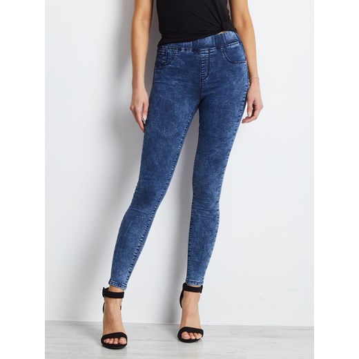 Spodnie jeans-JMP-SP-GD1731.52P-ciemny niebieski Factory Price 26 ajstyle.pl