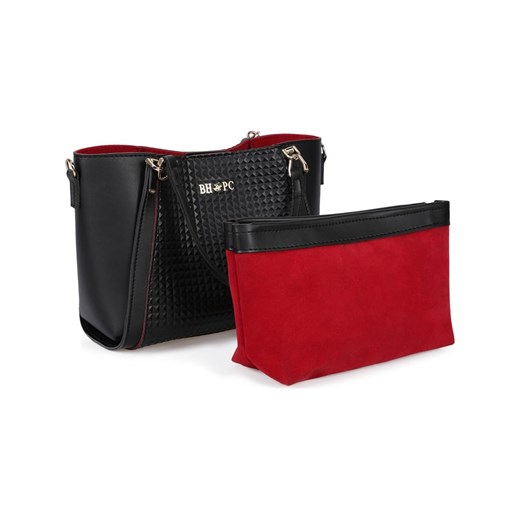Shopper bag w kolorze czarnym - 25 x 20 x 15 cm onesize promocja Limango Polska