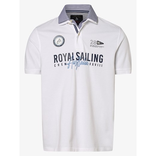 Andrew James Sailing - Męska koszulka polo, niebieski Andrew James Sailing XXL vangraaf
