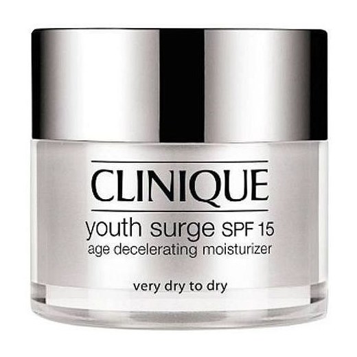 Clinique Youth Surge SPF15 Very Dry 50ml W Krem do twarzy Do skóry suchej i bardzo suchej perfumy-perfumeria-pl czarny kremy