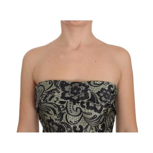 Floral Lace Silk Corset Maxi Dress Dolce & Gabbana 40 IT wyprzedaż showroom.pl