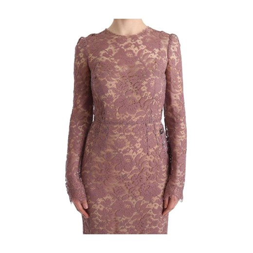 Floral Lace Sheath Long Dress Dolce & Gabbana XS - 40 IT okazja showroom.pl