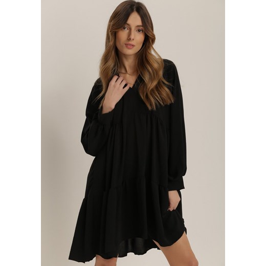 Czarna Sukienka Rhaedise Renee S/M promocyjna cena Renee odzież