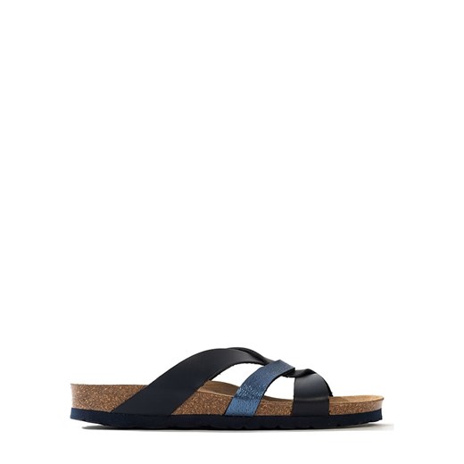 Klapki damskie czarne Sunbay casual płaskie na lato