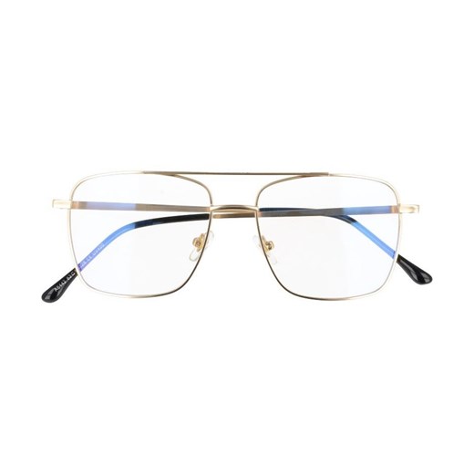 Złote druciane okulary zerówki filtr Blue Light komputera 2560 Stylion Stylion