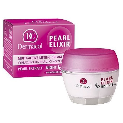 Dermacol Pearl Elixir Night Multi Active Lifting Cream 50ml W Krem do twarzy Wszystkie typy skóry perfumy-perfumeria-pl rozowy kremy