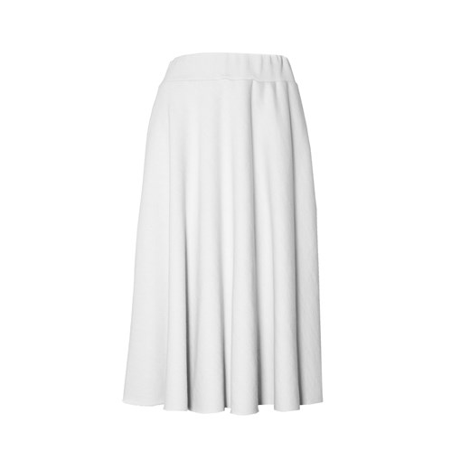 White Mistral Skirt boutiquelamode-com bialy bawełniane