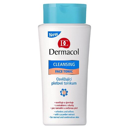 Dermacol Cleansing Face Tonic 200ml W Płyn do demakijażu perfumy-perfumeria-pl turkusowy krem nawilżający