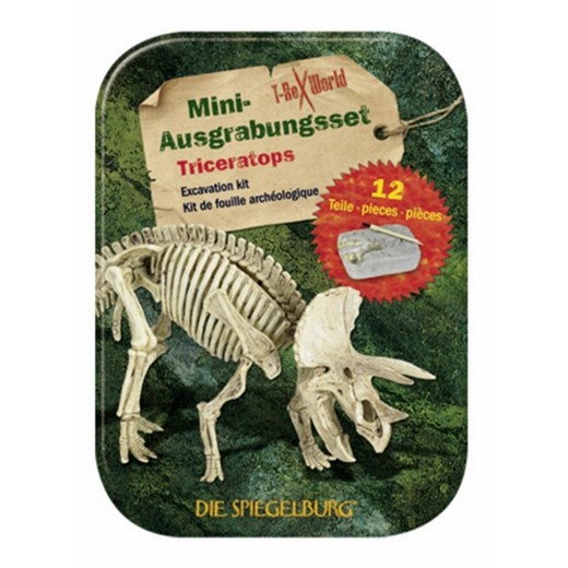 SPIEGELBURG Mały archeolog Triceratops - mini Świat T-Rexa (S21351) babyhop-pl zielony mini