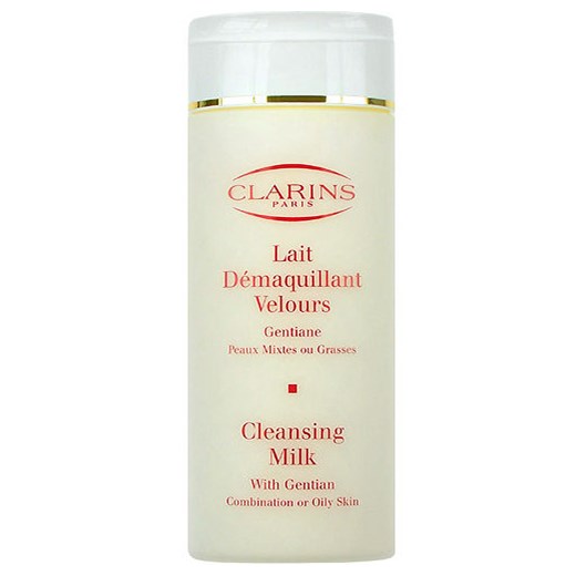 Clarins Cleansing Milk With Gentian 400ml W Mleczko demakijaż do skóry mieszanej i tłustej perfumy-perfumeria-pl  krem nawilżający